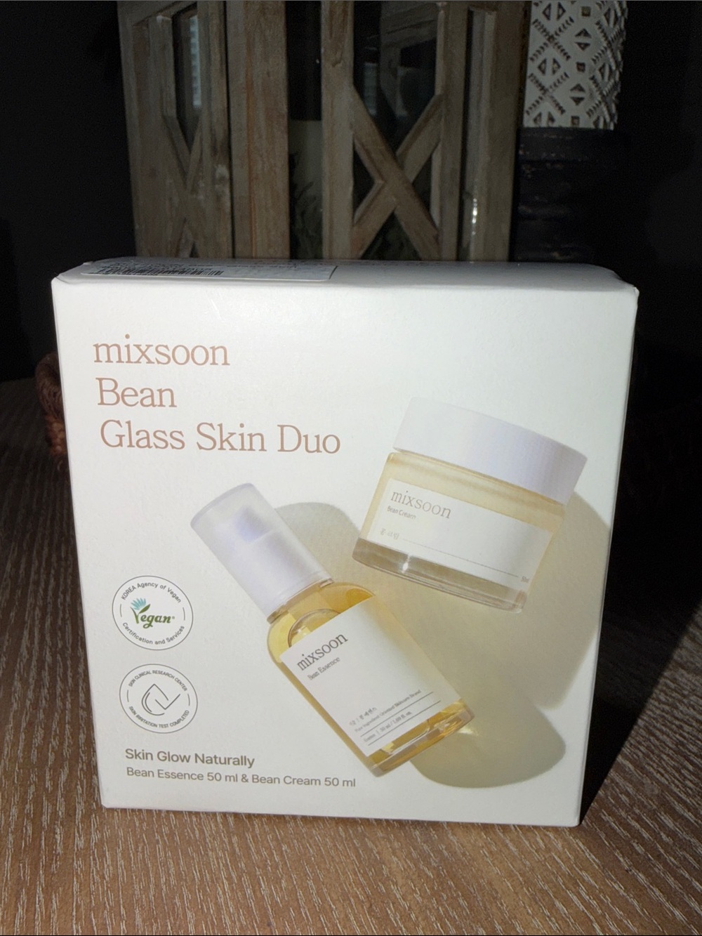 mixsoon Bean Glass Skin Duo - White & Yellow Moisturizer Set #2